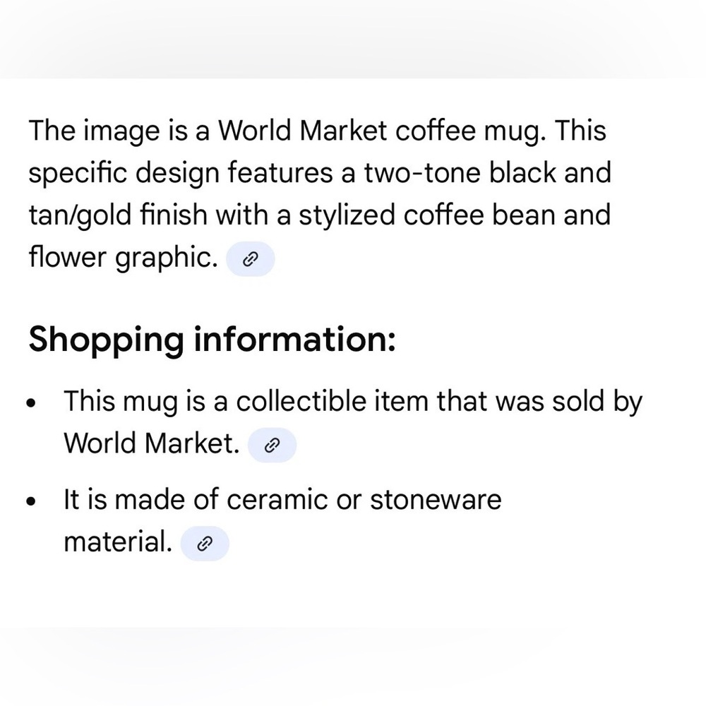 World Market Coffee Mug Cup With Spoon Holder Lot Of 2 - Picture 8 of 8